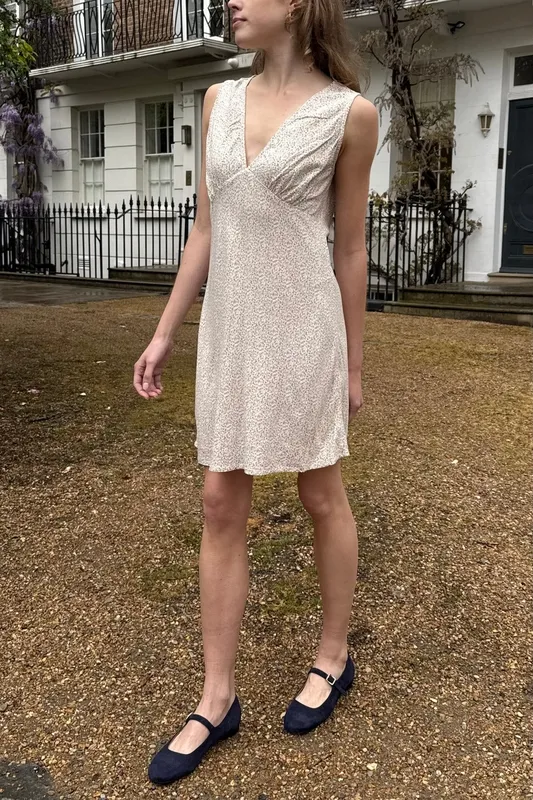 Floral Tie Back Dress