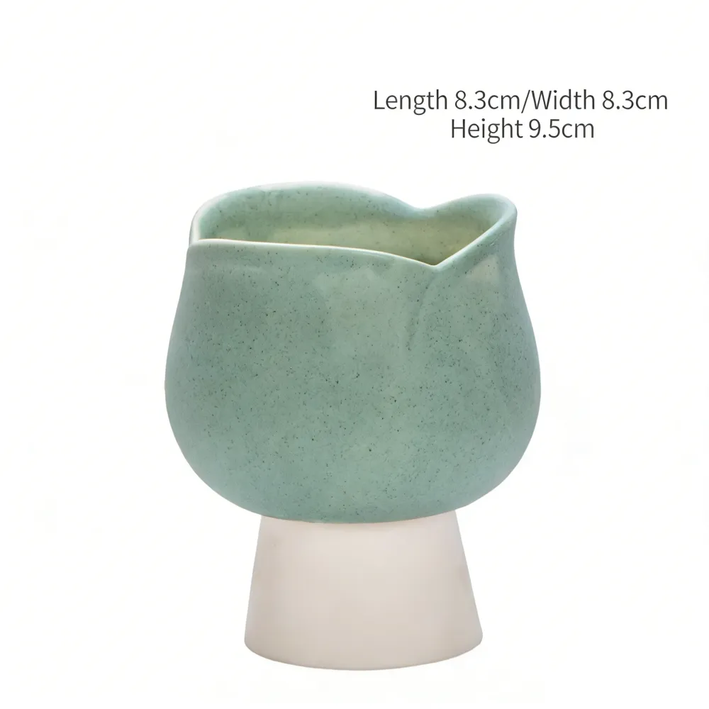 Tulip Ceramic Candle Holder
