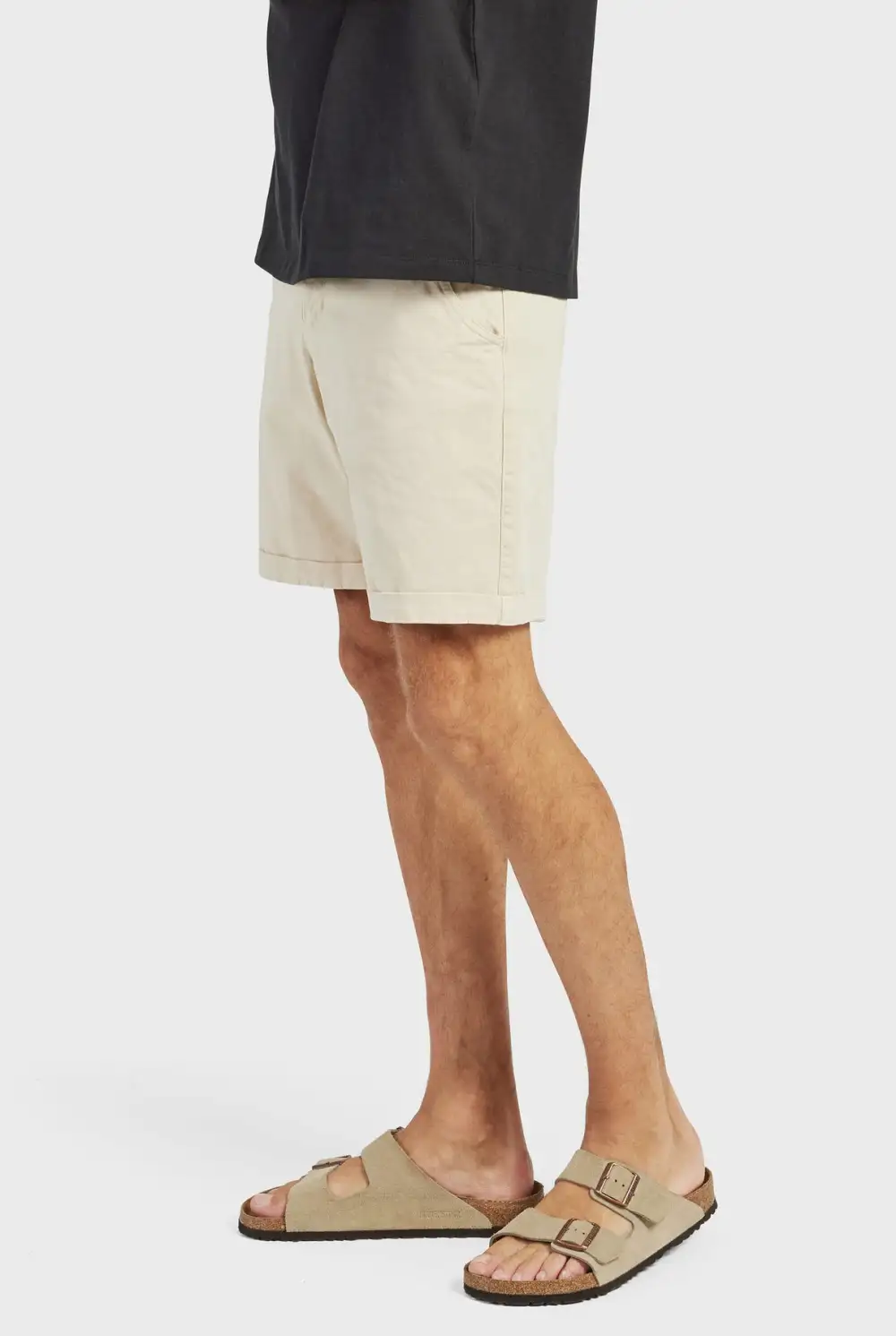 Slim Fit Stretch Cotton Chino Casual Shorts