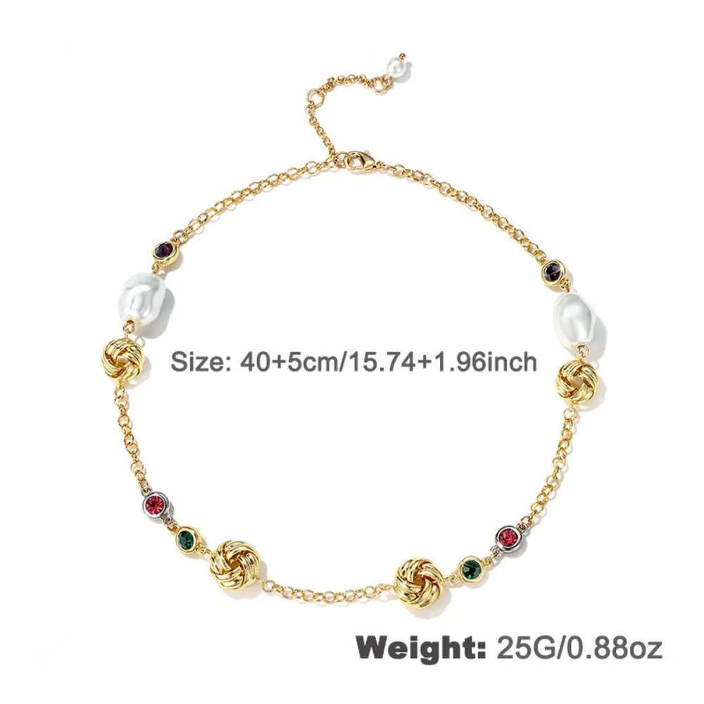 Layered Textured Inlaid Necklace