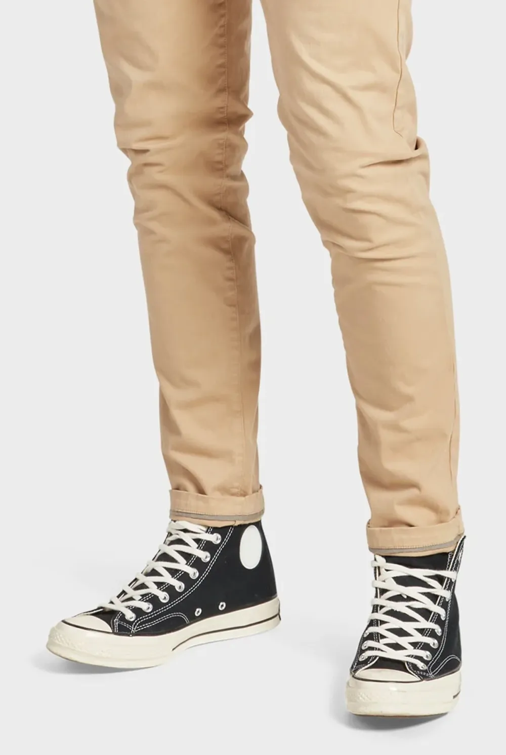 Classic Straight Leg Cotton Chino Pants