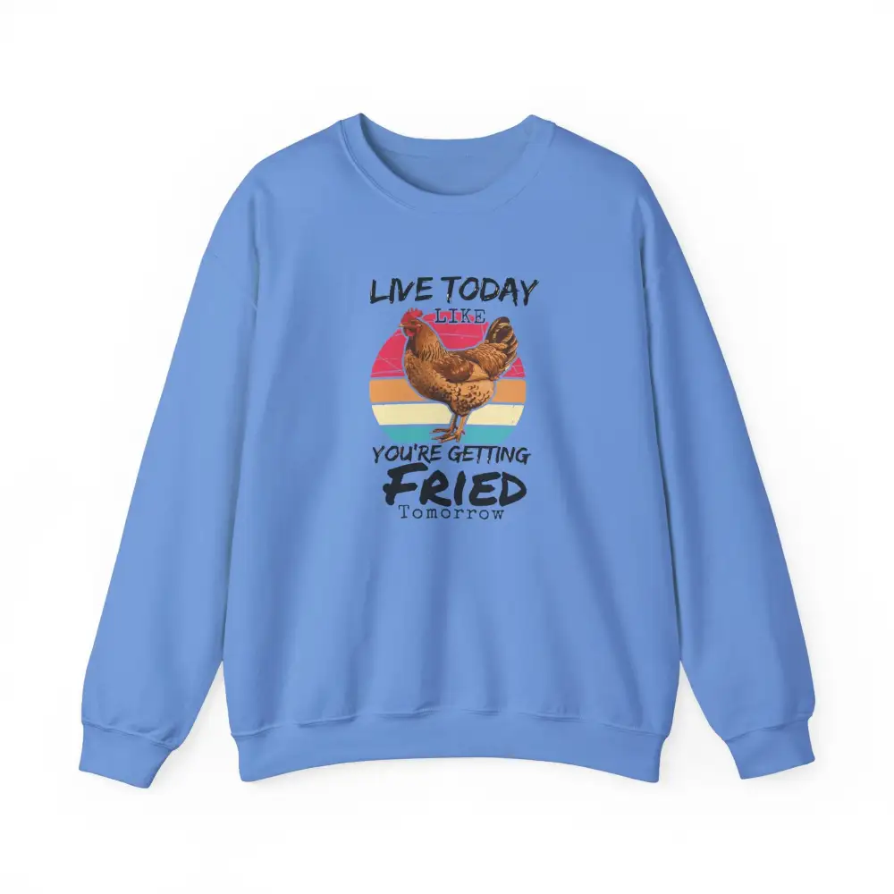 Rooster Graphic Crewneck Sweatshirt