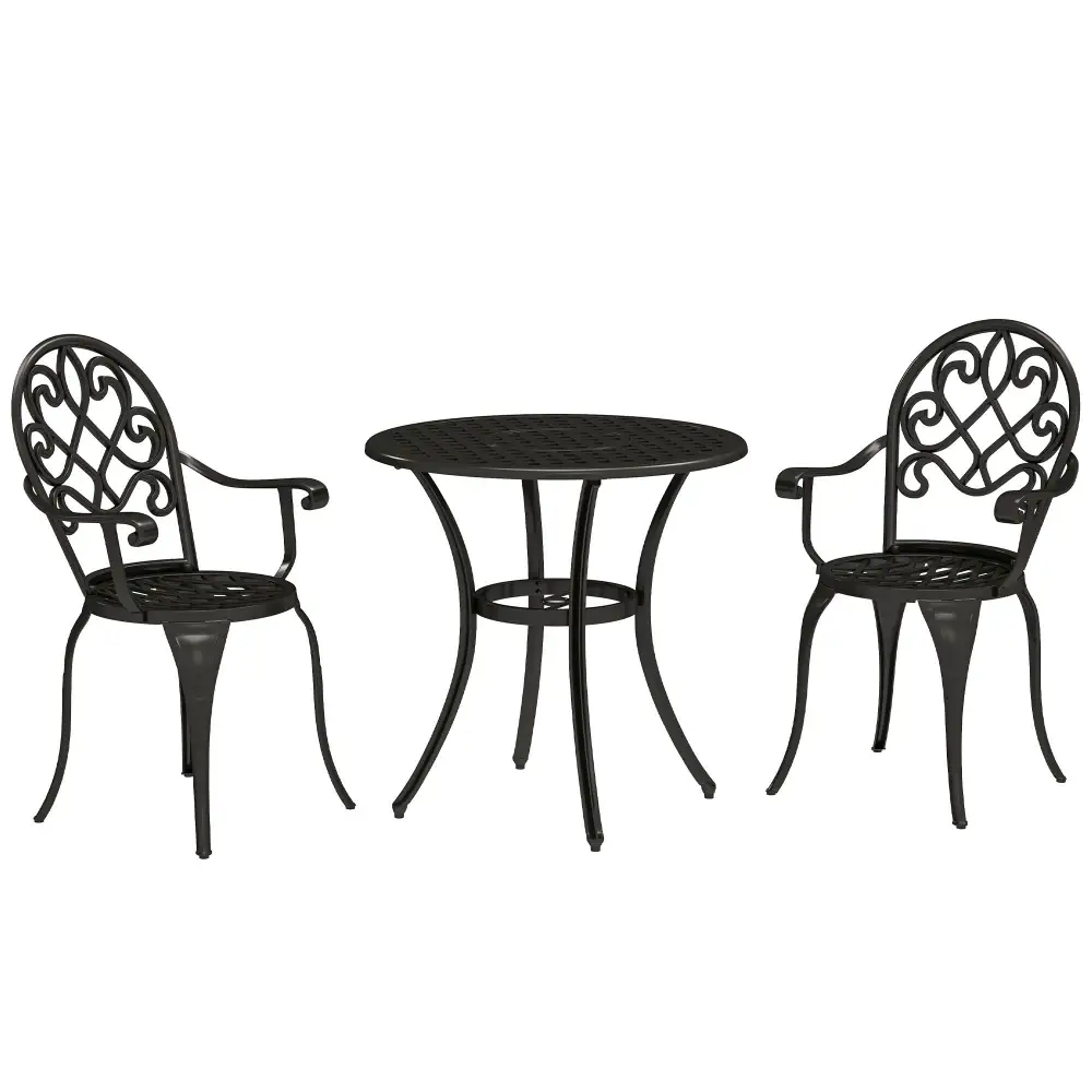 Metal Weather Ready Garden Bistro Set