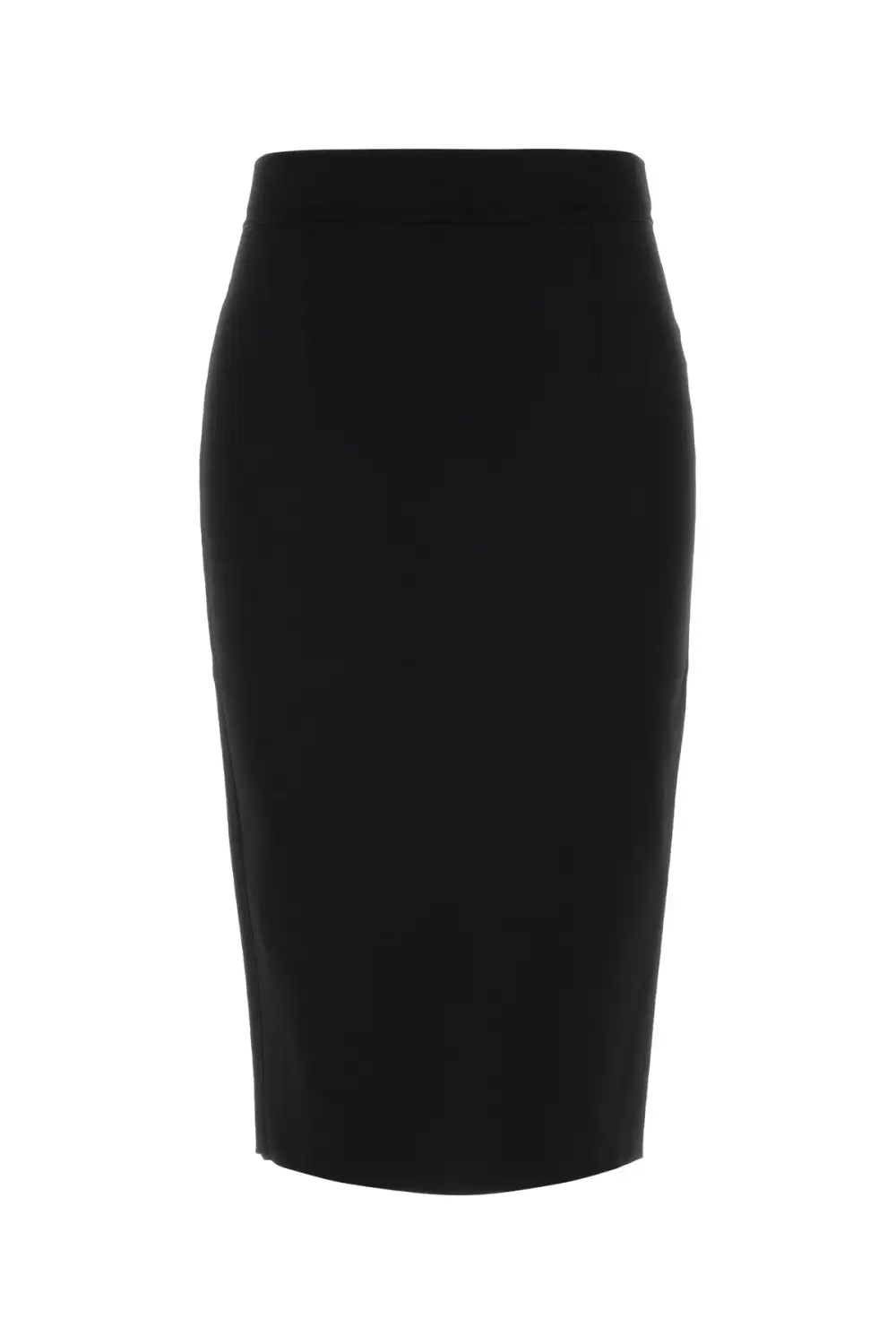 Viscose-Blend Viscose Stretch Skirt