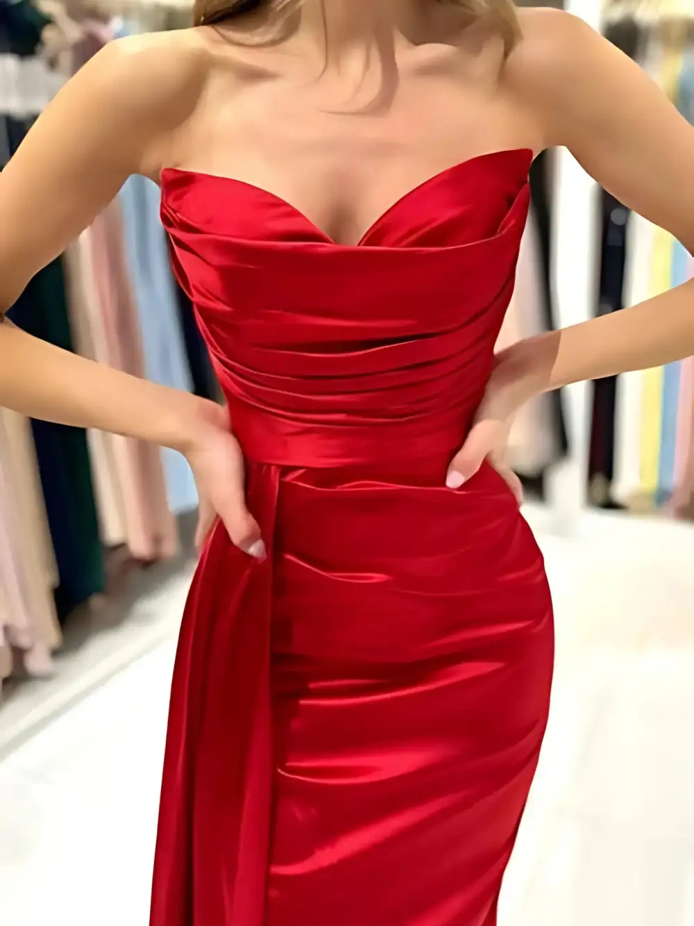 Modern Sweetheart Prom Dress
