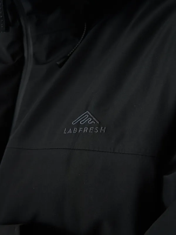Water-Resistant Parka Black