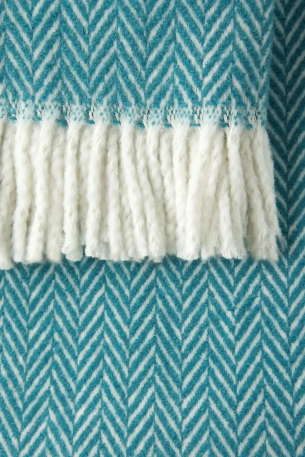 Textured Cotton Blend Throw