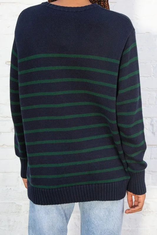 Blue Striped Sweater