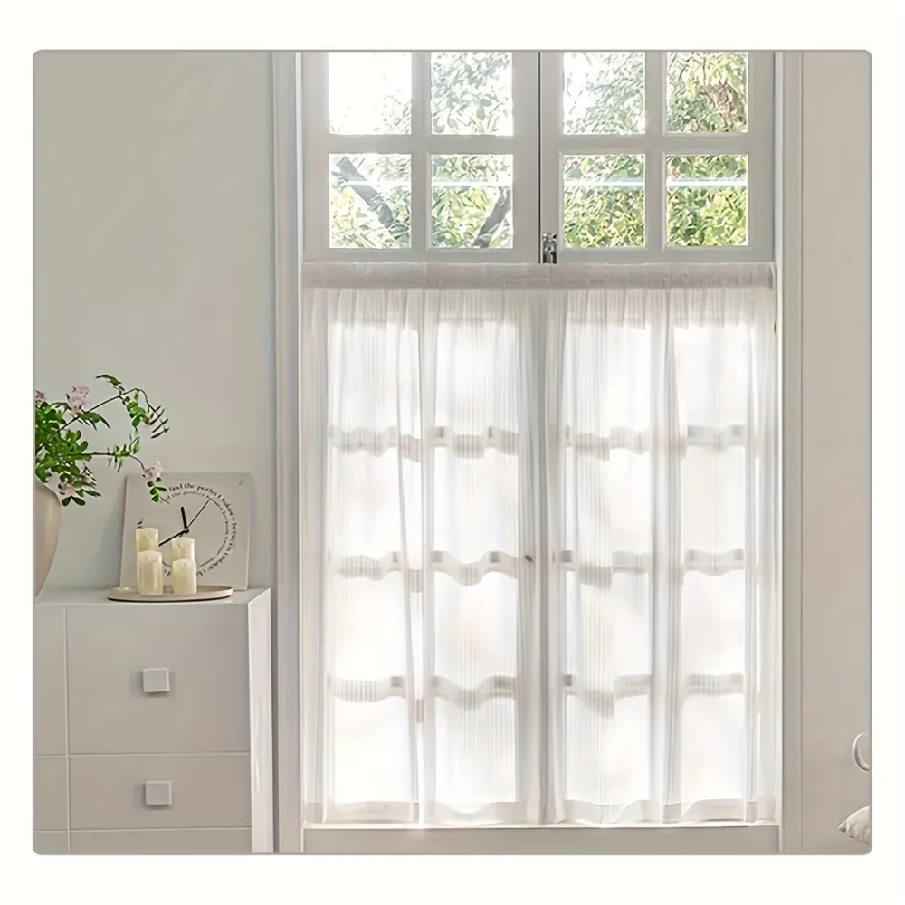 Self-Adhesive Pleated Curtains