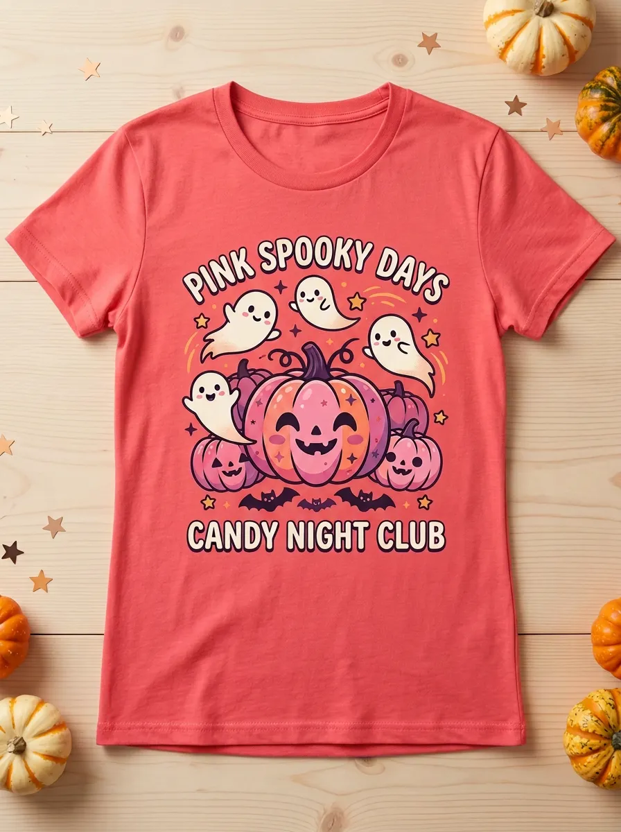 Spooky Halloween Graphic T-Shirt