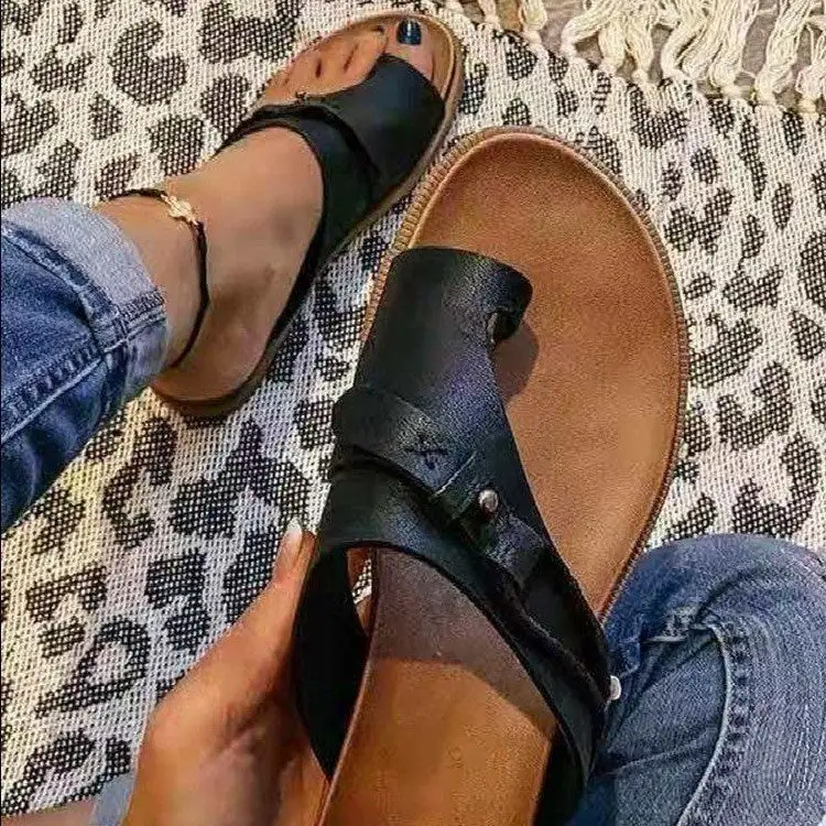 Textured Clean Profile Slide Sandals
