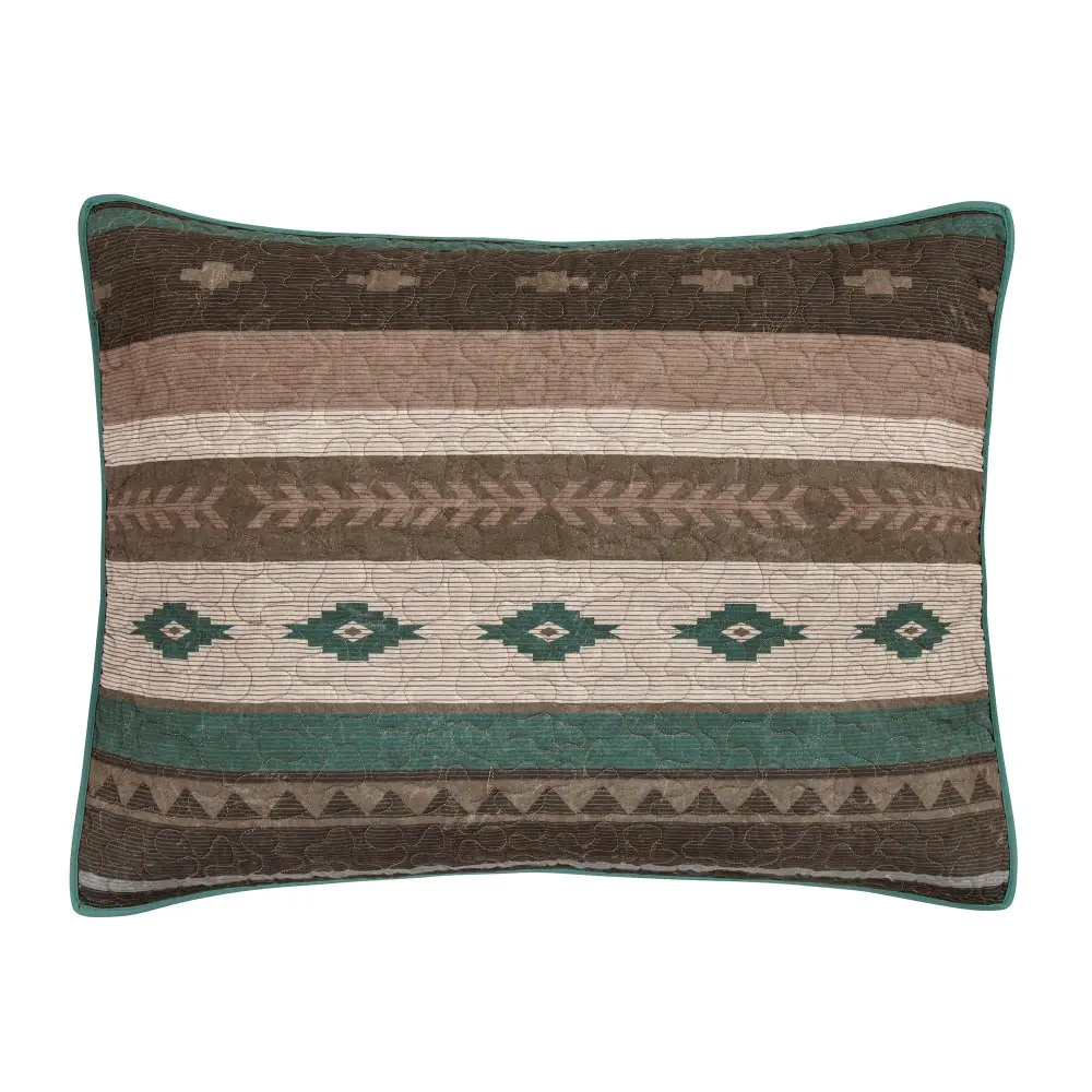 Expressive Quilted Geometric Quilt Set