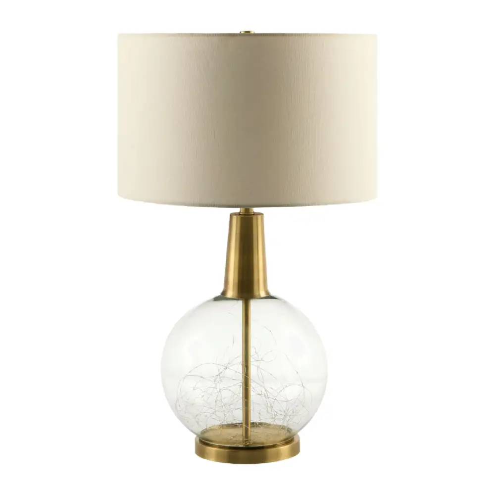 Glass Base Table Lamp
