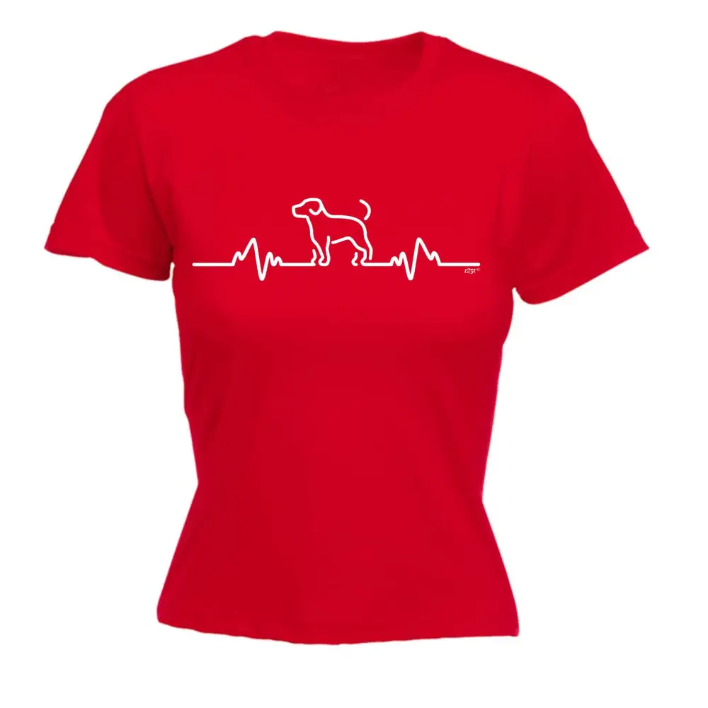 Dog Graphic Fitted Tee