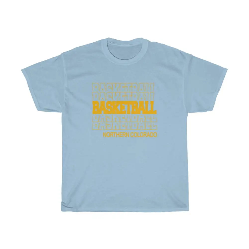 Basketball Northern Colorado in Modern Stacked Lettering