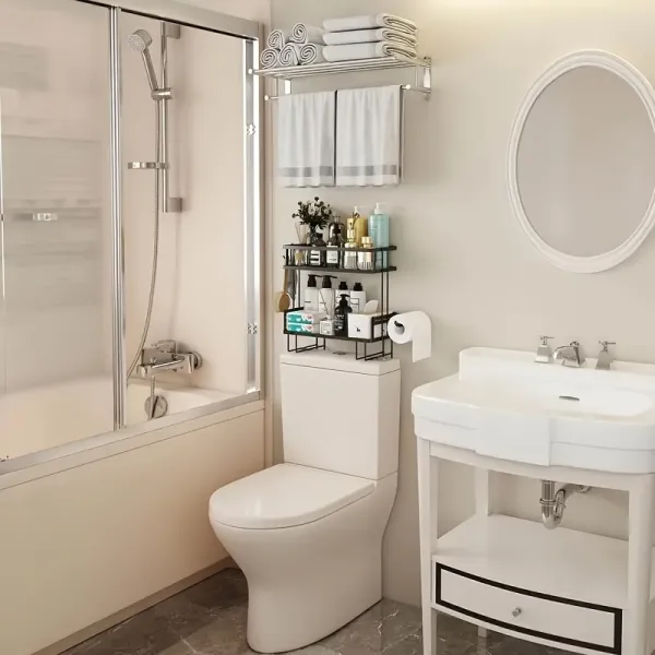 2-Tier Toilet Tank Organizer