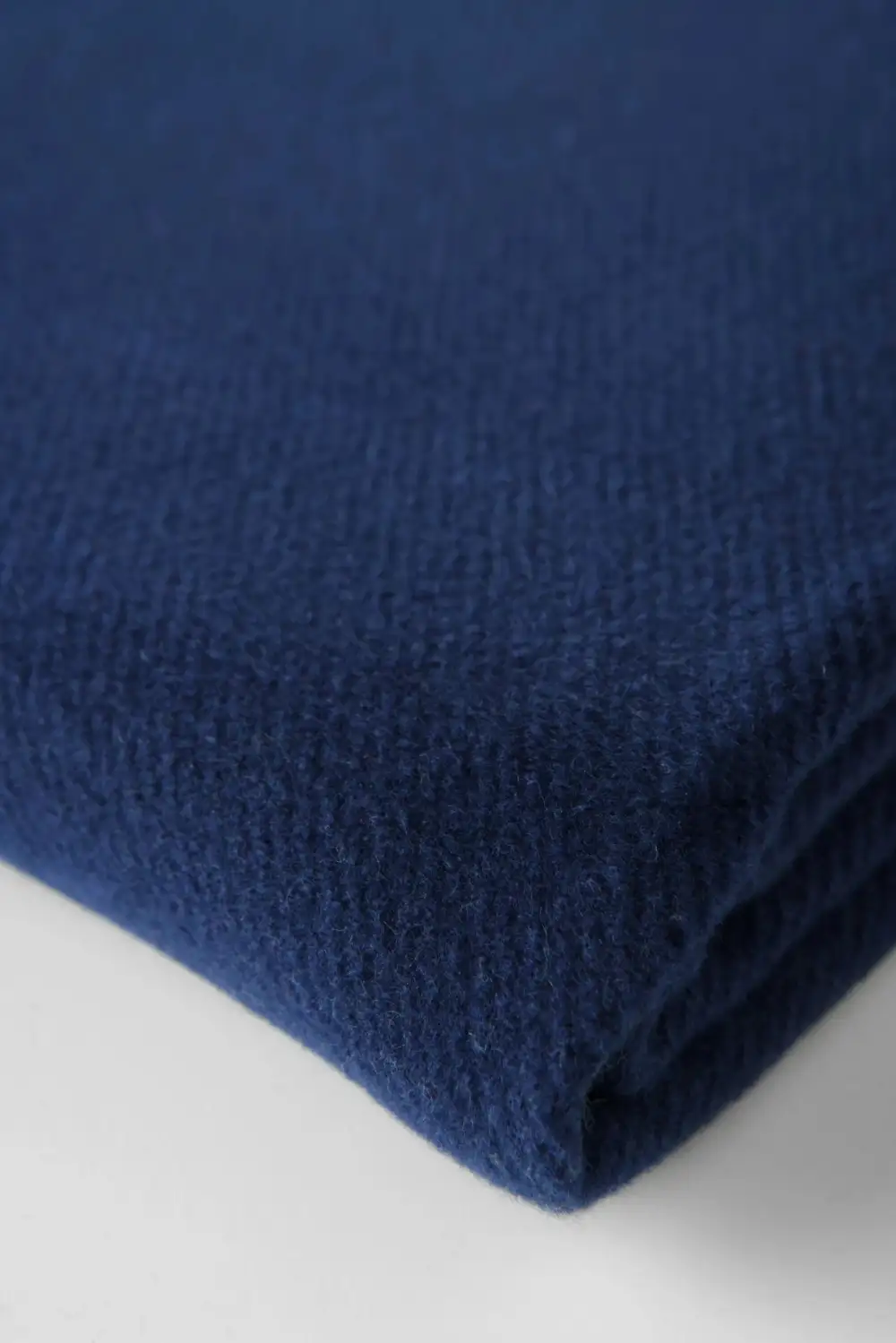 Solid Cotton Blend Throw