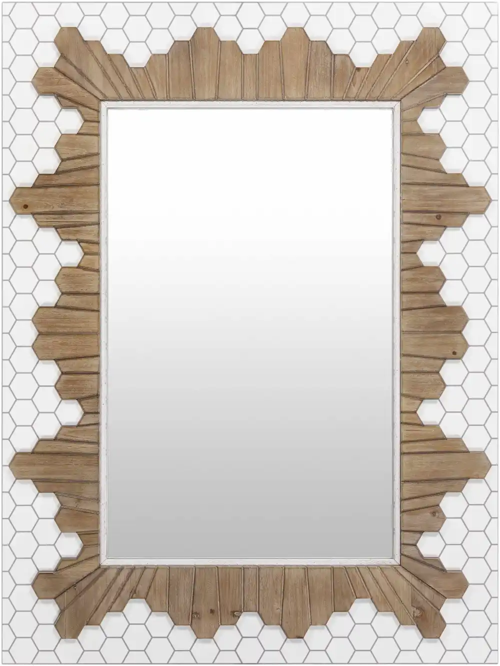 Mosaic Manufactured Wood Frame Mirror