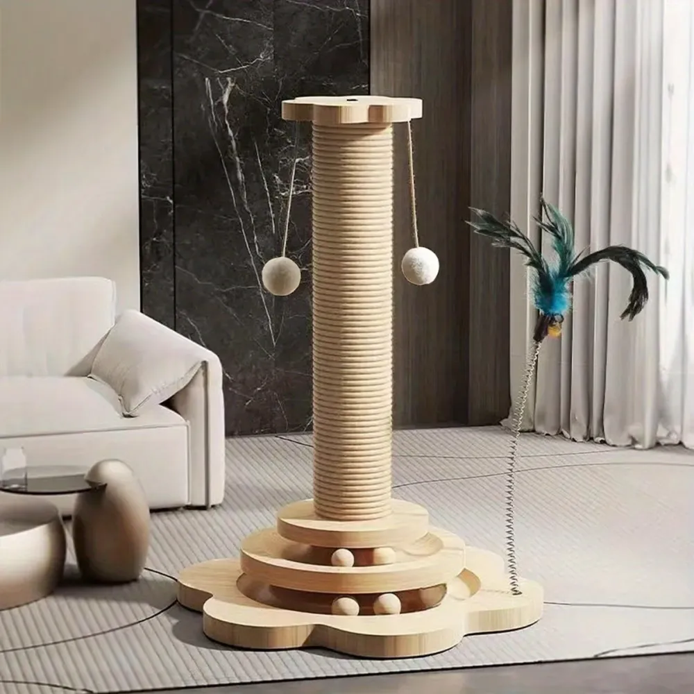 Multi-Function Cat Scratch Tower