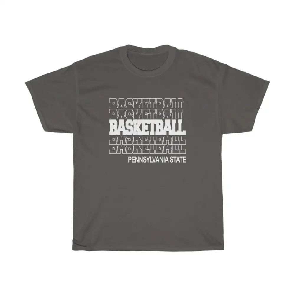 Basketball Pennsylvania State in Modern Stacked Lettering
