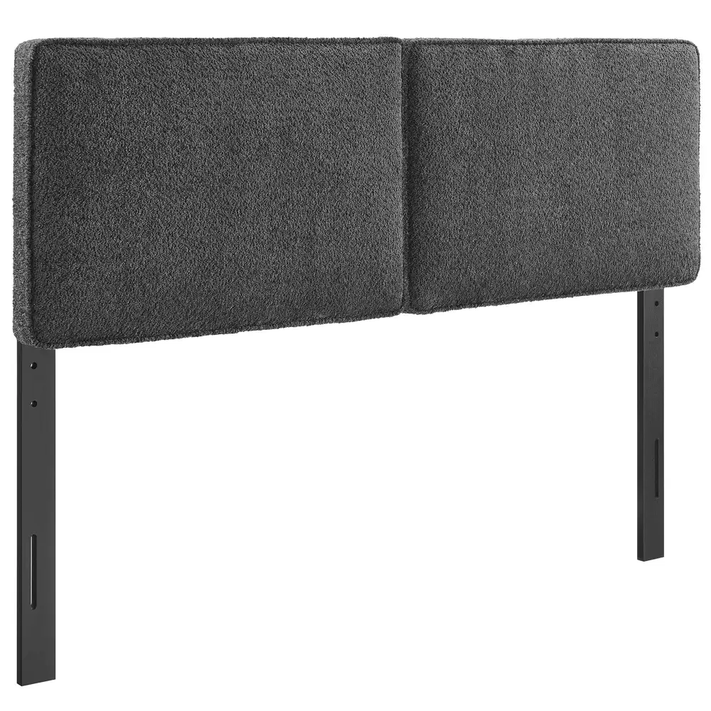 Boucle Fabric Headboard Refined Interior Design