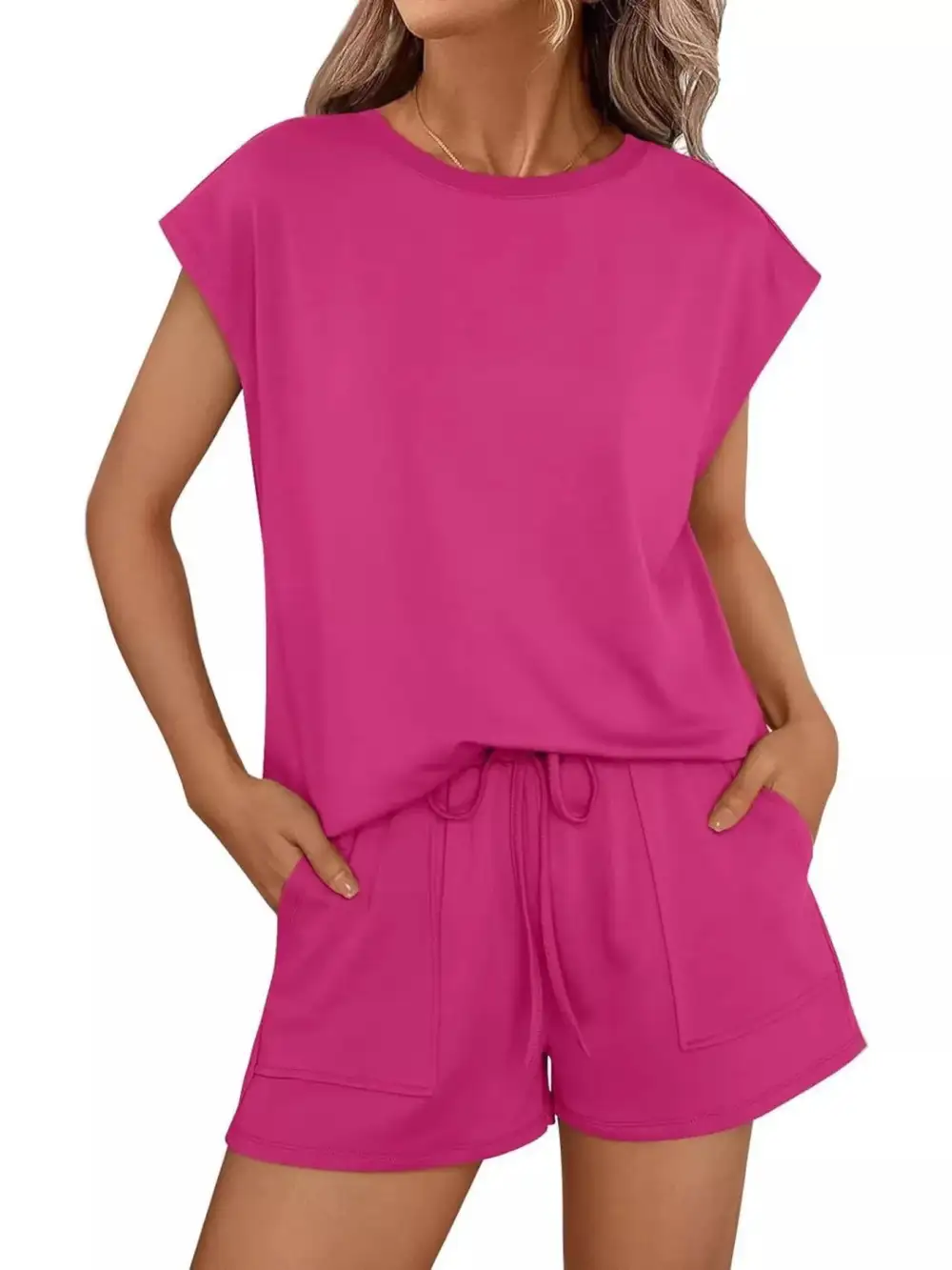 Casual T Shirt Shorts Set