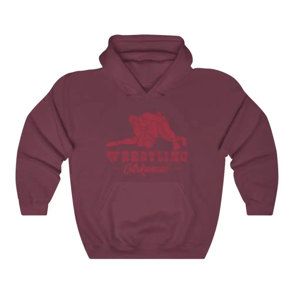 Everyday Sport Print Wrestling Graphic Pullover Hoodie