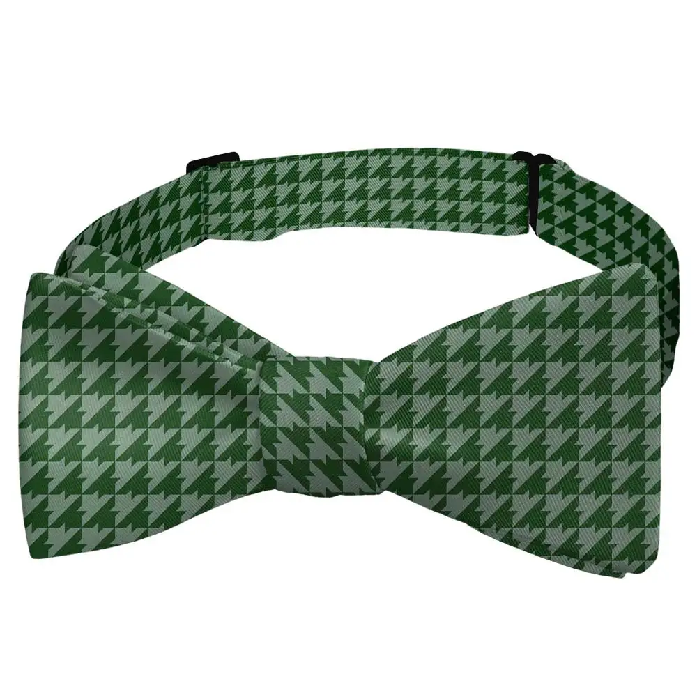 Foxtooth Pattern Bow Tie