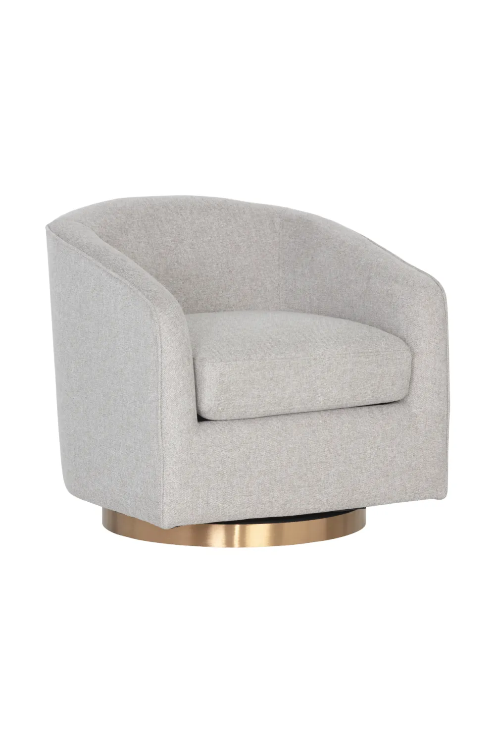 Curved Curved Swivel Lounge Chair