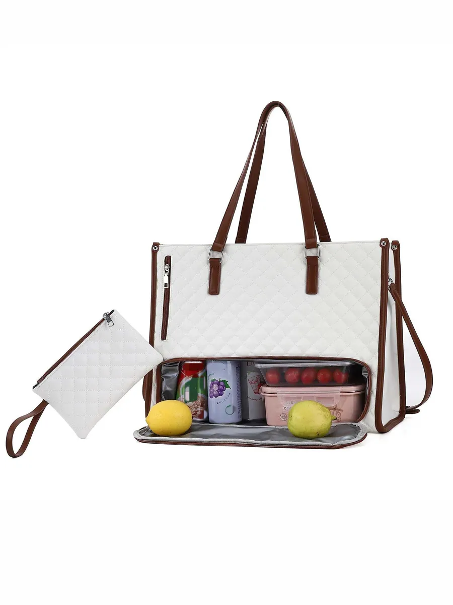 Salma Woven Teilige Lunch-Tragetasche