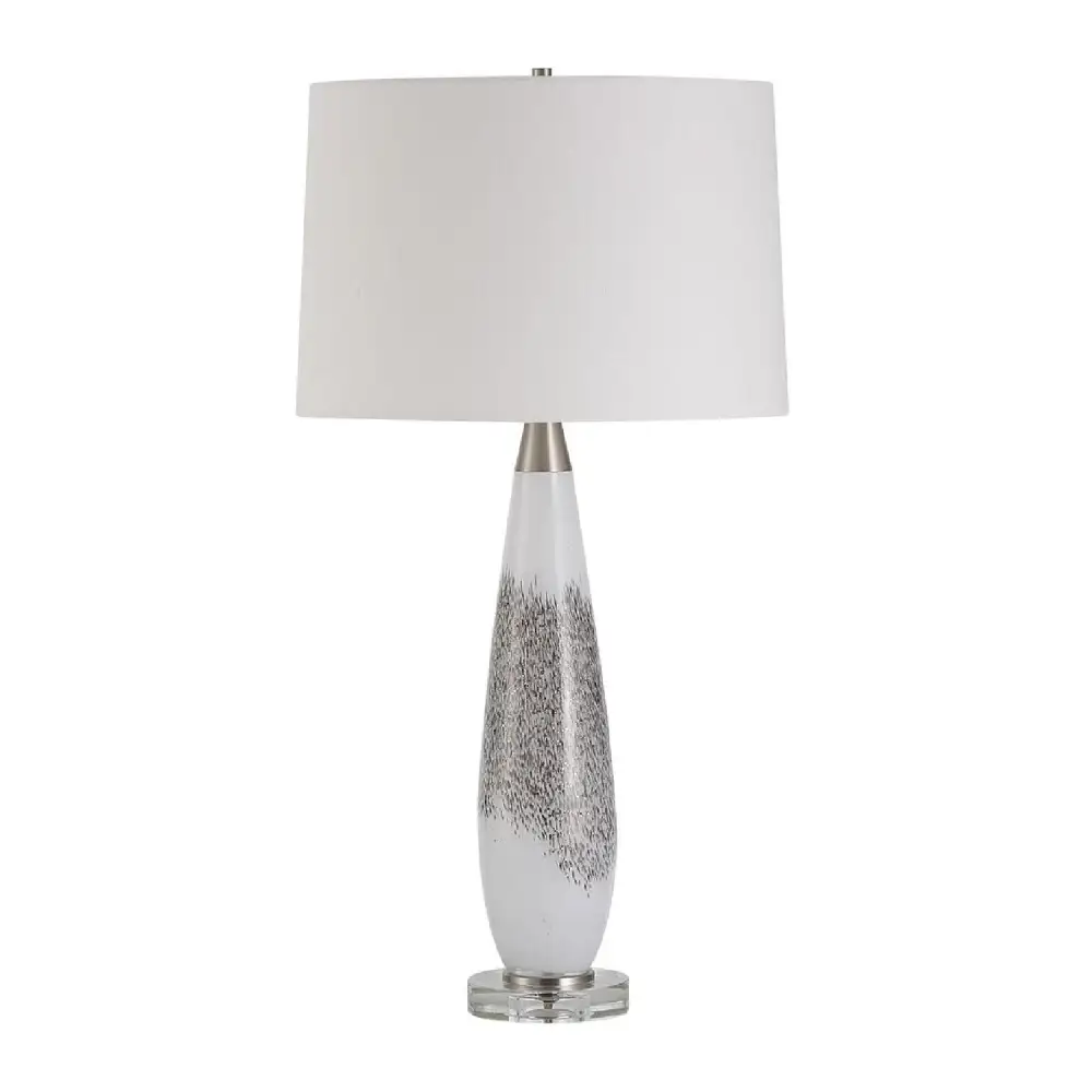 Glass Crystal Metal Table Lamp