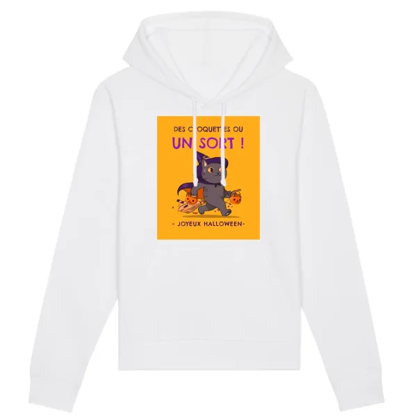 Shadow Cat Graphic Pullover Hoodie