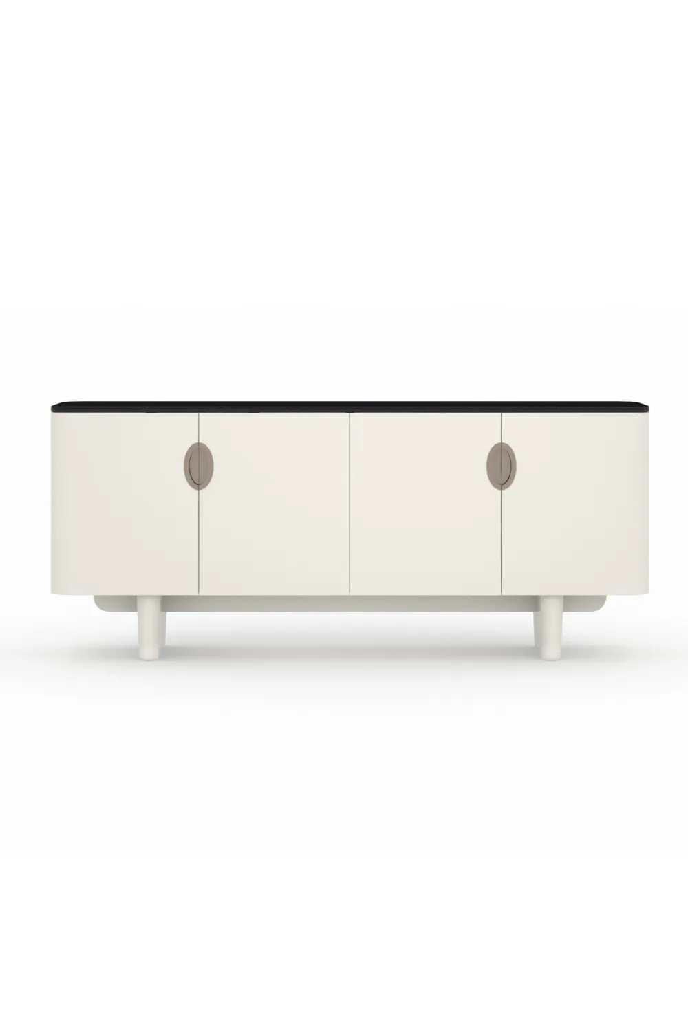 Sliding-Door Decorative Storage Sideboard