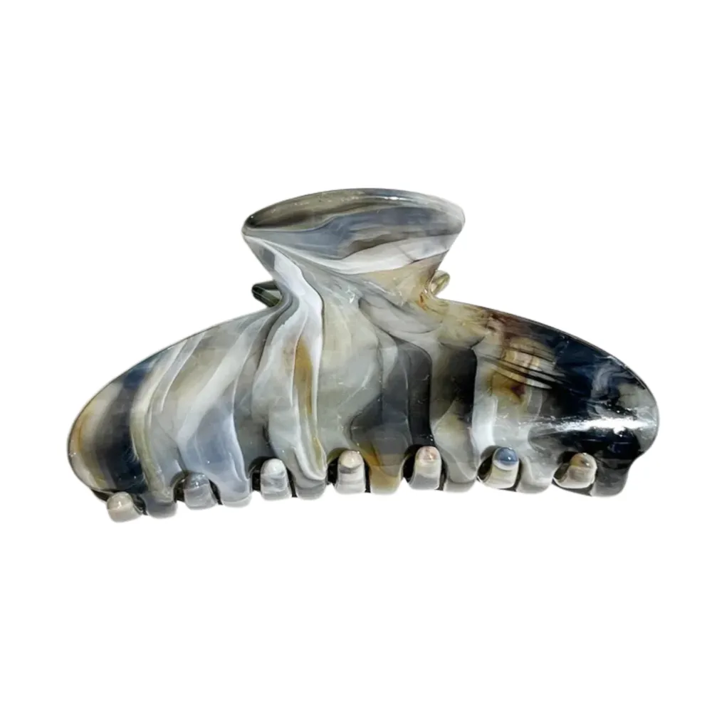 Bold Marble Hair Claw Clip