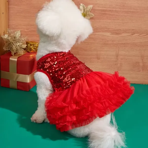Sequin  Soft Classic Dog Dress