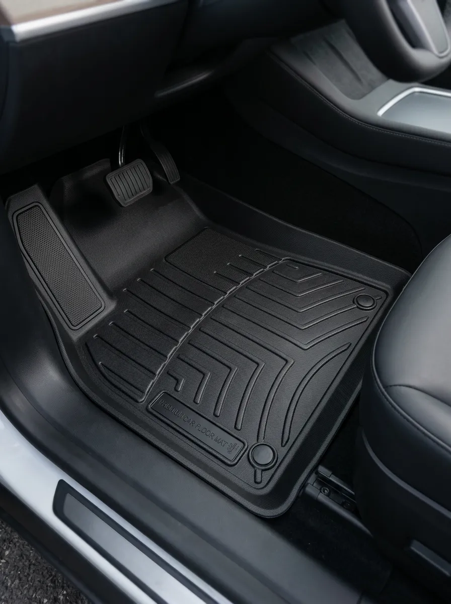 Textured Rubber-Look Floor Mats