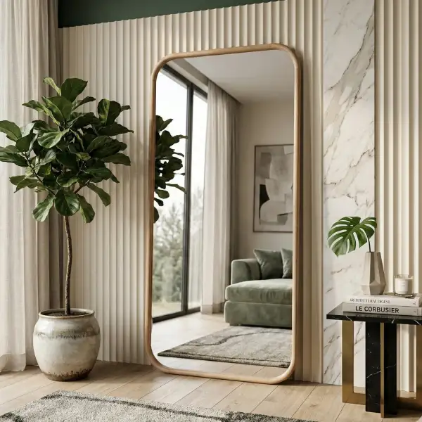 Solid Wood Mirror
