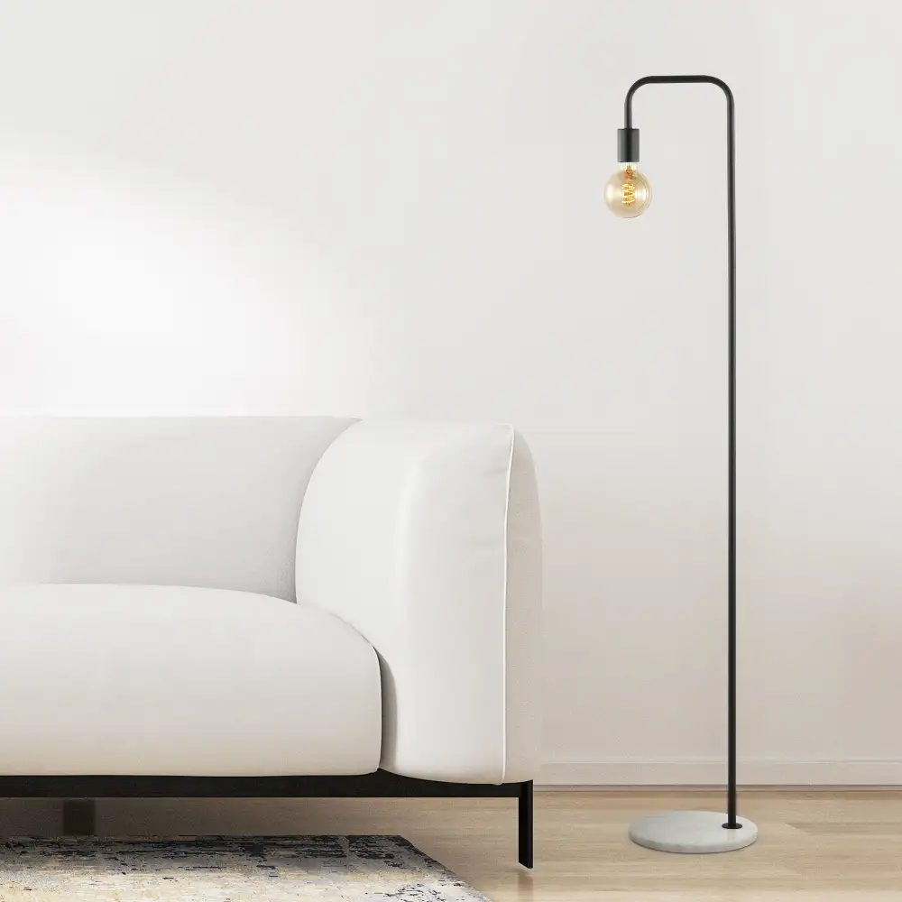 Minimalist Metal Marble Floor Lamp