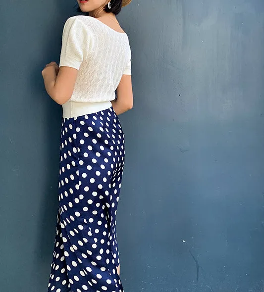 Lightweight Layering Everyday Casual Polyester Skirt