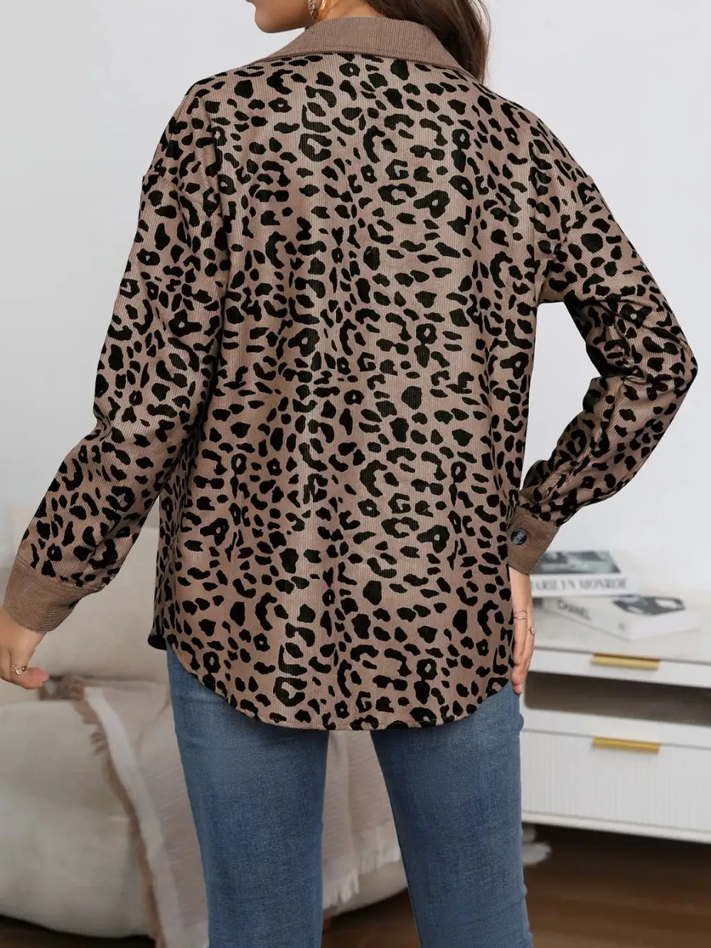 Full Size Zip Up Zebra Print Bomber Jacket