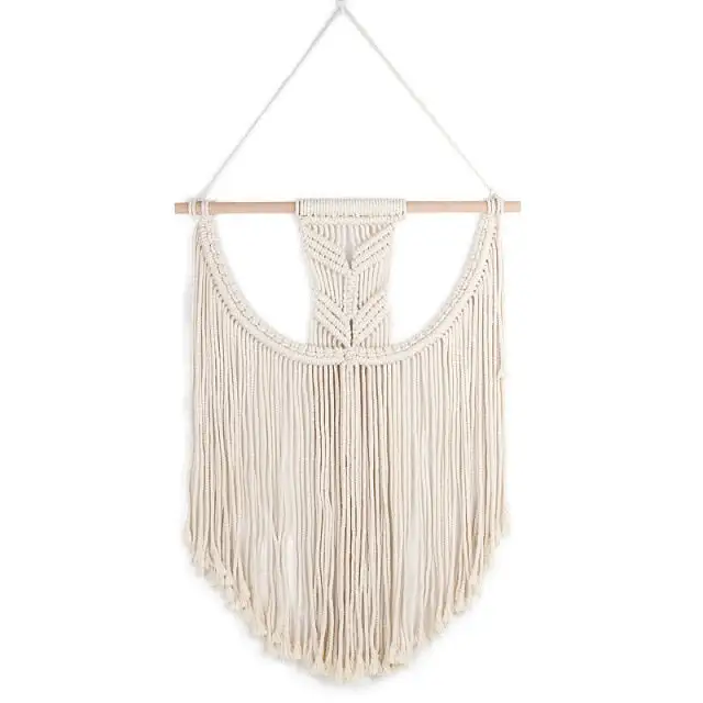 Classic Knitted Boho Macrame Decorative Wall Accent