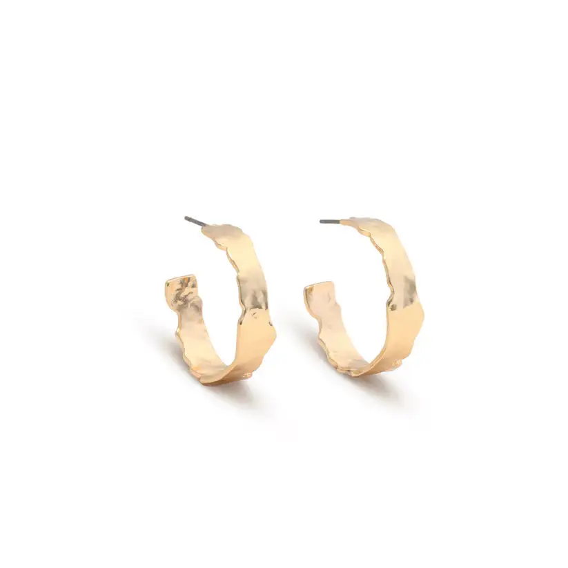 Hoop Hammered Fashion Earrings