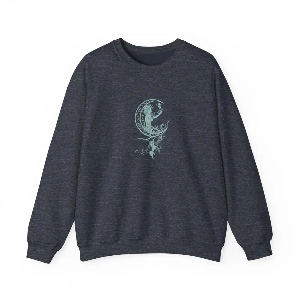 Mermaid Moon Graphic Crewneck Sweatshirt