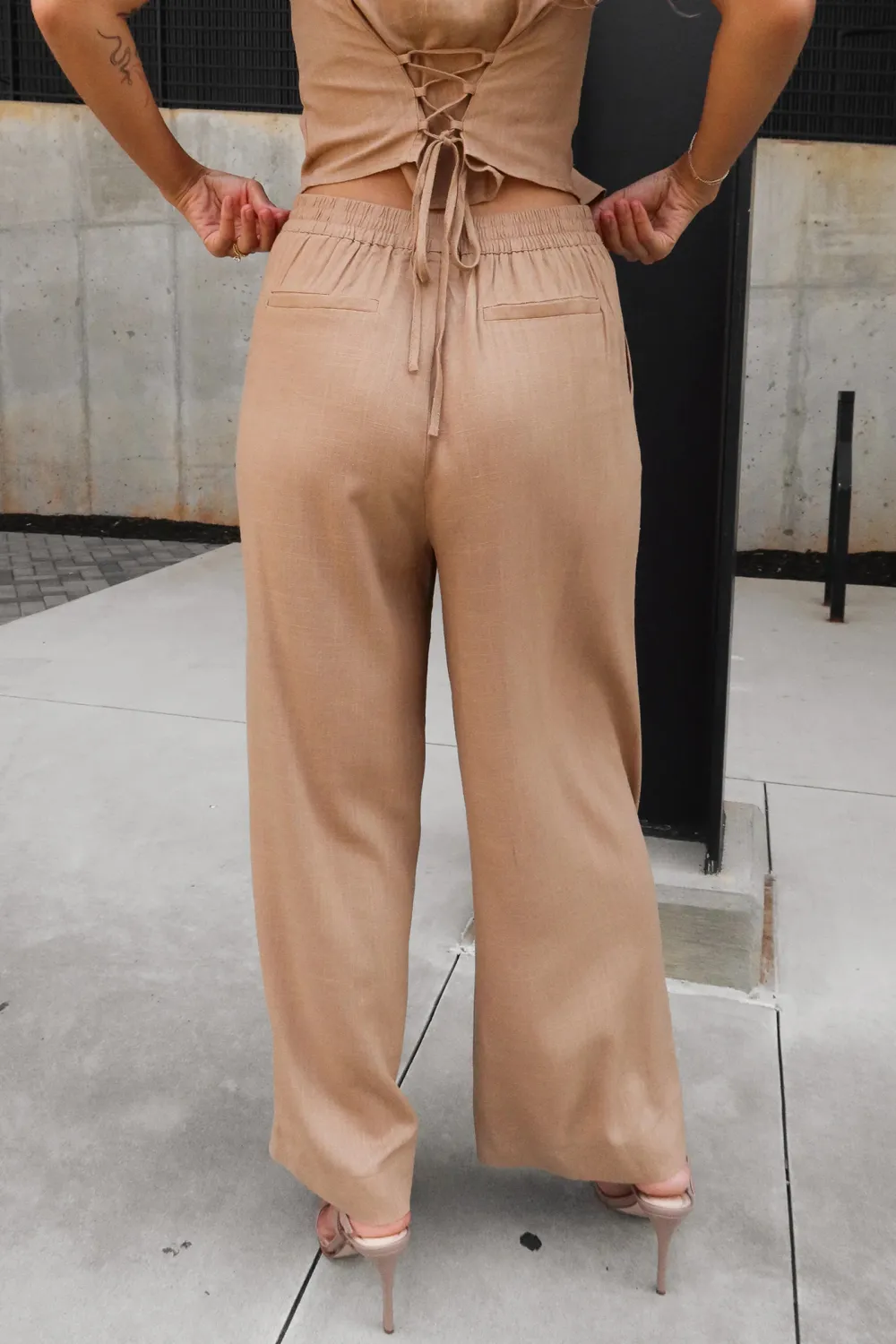 High Rise Casual Pants