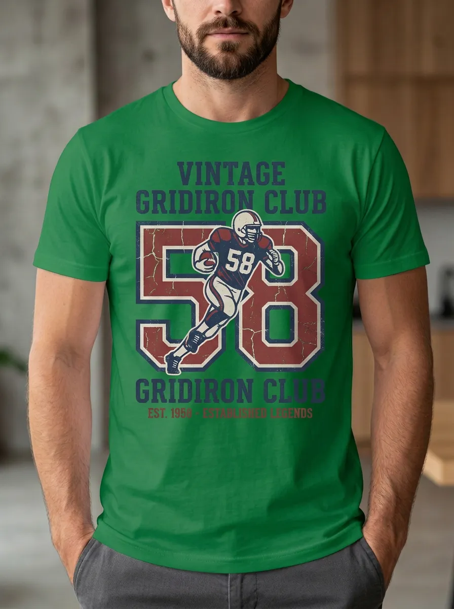 Men's Gridiron Vintage Player T-Shirt