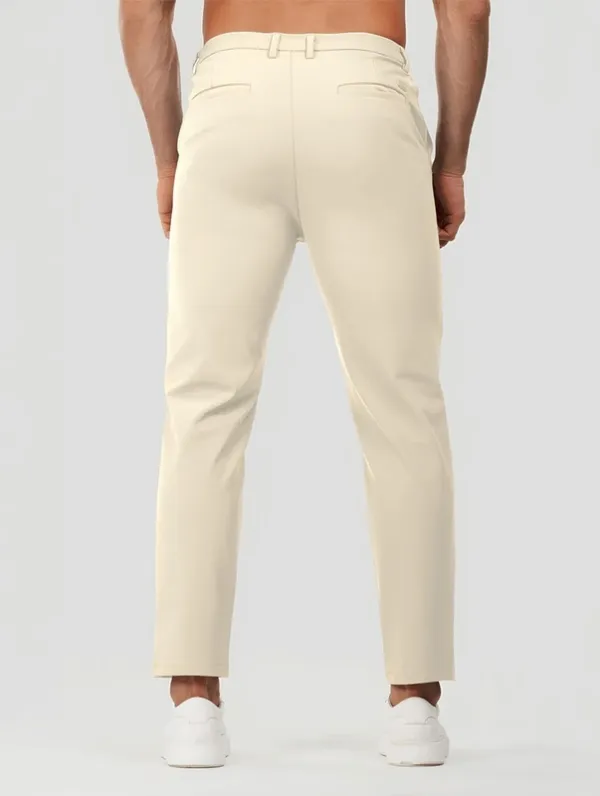 Beige Stretch Pants