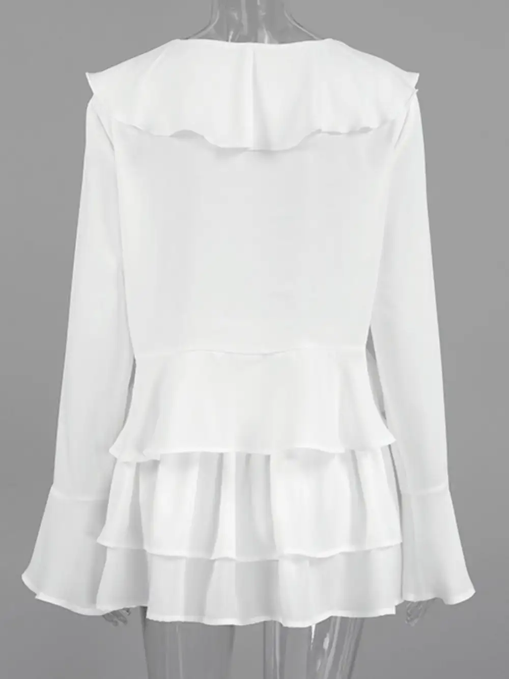 Easygoing Ruffle Trim Top And Skirt Two-Piece Set