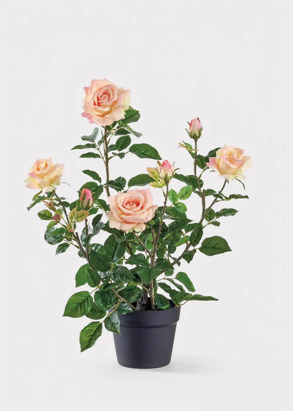 Artificial Potted Roses Arrangement
