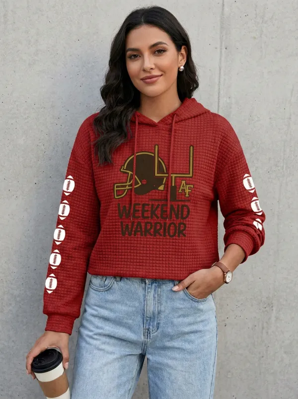 Women's Gridiron Weekend Warrior Helmet Graphic Hoodie