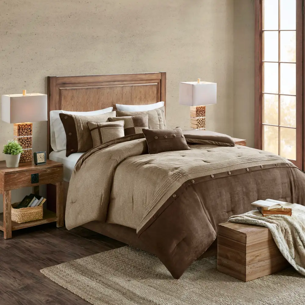 Home Polyester Embroidered Comforter Bedding Set